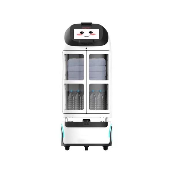 Buy cheap White Inpatient Ward Hotel Delivery Robot Elevators Intelligent Service from wholesalers