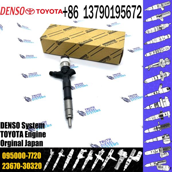 Quality Fuel Injector Common Rail Fuel Injector 23670-30320 2367030320 095000-7720 for sale