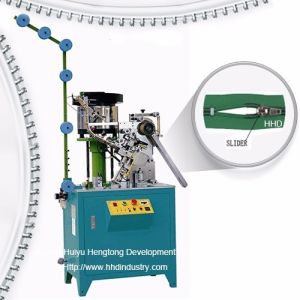 Buy cheap Fully Automatic Nylon Zipper Machine with 1.5–3.0 kW Motor Power and 4800pcs/18cm/H Output for Fancy Puller Slider Mounting from wholesalers