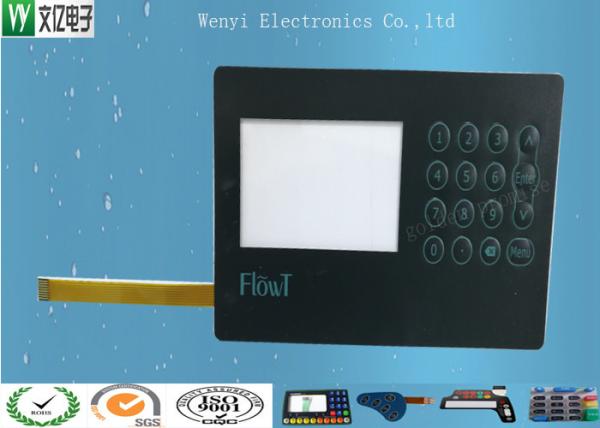 Buy cheap Illuminated Waterproof Membrane Switch With Numerical Serial Number Digital Print from wholesalers