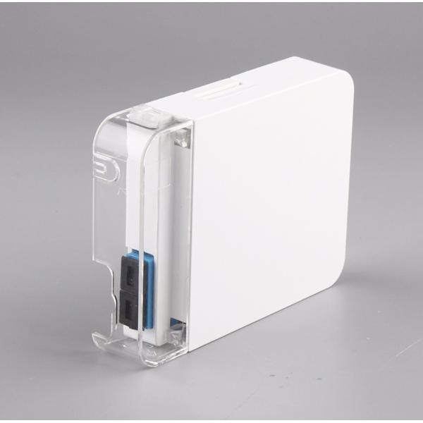 Buy cheap Wallmount 2 Cores SC Duplex Fiber Optic Terminal Box for FTTH Indoor IP55 Applications from wholesalers