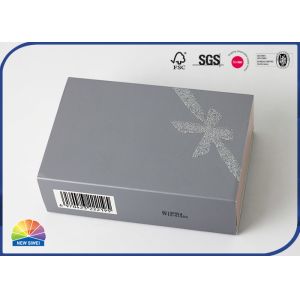 Buy cheap Glittering Bowknot Paper Gift Box 3 Pieces With Tray Present Packaging from wholesalers