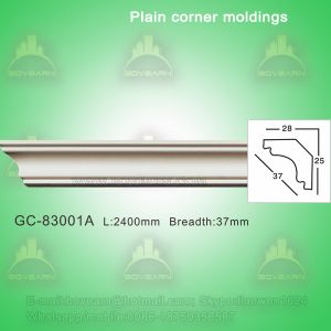 Buy cheap Green durable PU plain ceiling crown moulding from wholesalers