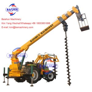 Buy cheap Digging And Drilling Pole Erection Machine For Solar Power System 100-2000MM from wholesalers