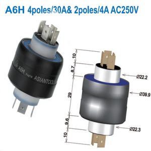 Buy cheap A6H rotating electrical connectors Mercury Slip Ring from wholesalers