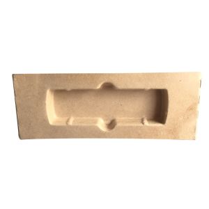 Biodegradable Paper Recyclable Bamboo Pulp Tray Triangle Toy Lower