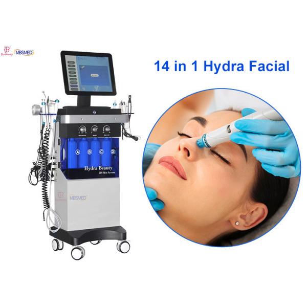 Buy cheap 14 Handpieces Hydra Facial Oxygen Machine Microdermabrasion Hydrodermabrasion Machine from wholesalers