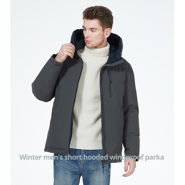 Front Back Wear Downs Coat Polyester Winter Jacket Business Casual