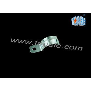 Buy cheap Pre - Galvanized One Hole Strap EMT Conduit And Fittings Unthreaded from wholesalers