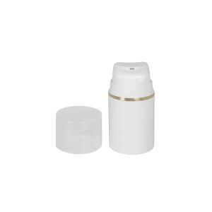 Buy cheap PP White Airless Pump Bottles Snap Fastener Design With Different Capacity / Pump Cosmetic Skin Packaging UKA19-D from wholesalers