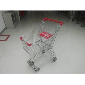 Buy cheap 60L Store / Grocery Shopping Cartswith 4 Swivel 4 Inch PU Wheels from wholesalers