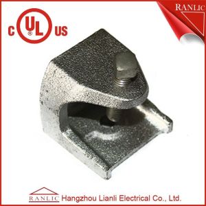 3/8" 1/2" Malleable Iron Beam Clamp WIth Square Head Screw / NPT Thread Rod
