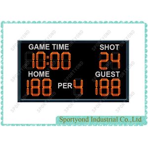 Buy cheap Wireless LED Basketball Scoreboard With Internal 24 Seconds and time display from wholesalers