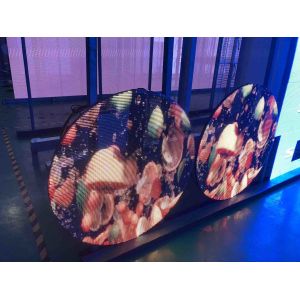 High Brightness 3840Hz Refresh Rate Circle LED Screen Rear Service