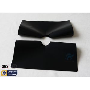 PTFE Coated Fiberglass Fabric 260℃ 27X27CM Black Stovetop Burner Protector