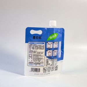 Buy cheap Food-Grade Spout Pouches With Handles For Drinks Packaging Feature Recyclable And Leak-Proof. from wholesalers