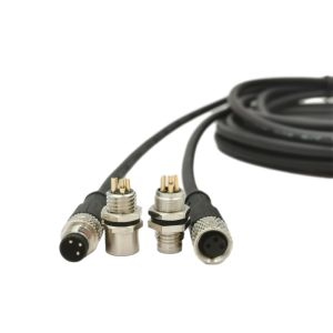 Buy cheap Industrial Automation Waterproof Cable Assemblies Male To Female 3 Pin from wholesalers