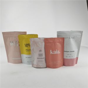 China Quality Assurance Storage Resealable Moisture Proof Eco-Friendly and Safe Material Bath Salt Packaging Pouch on sale
