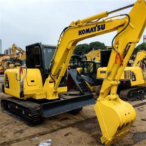 PC56-7 Second Hand Komatsu Excavators 5.5 Ton Used Mini Digger
