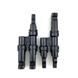 Buy cheap IP67 Waterproof Solar Branch Connector Copper Contact Resistance Less Than 0.5 M Ohm from wholesalers