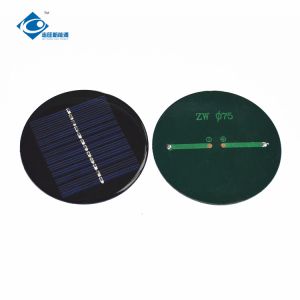 China 12 Battery Little Epoxy Resin Solar Panel ZW-R75 Residential Solar Power Panels 6V 0.4 Watt on sale