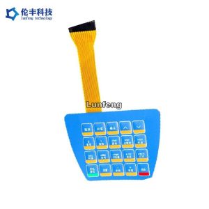 3M 468 Adhesive PET Membrane Switch Custom Matte Surface Look