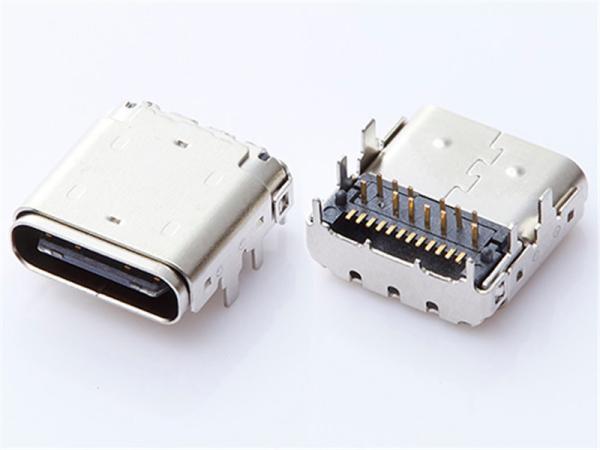 USB3.1 Type-C Connector USB3.1 C Type, THT, Receptacle, 24PIN，SMT+DIP， HULYN