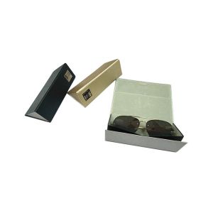 PVC Leather Foldable Triangular Sunglasses Case Eyewear Case Packaging Box