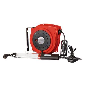 Buy cheap 15 Meters Lengh Electric Cable Reel with LED And Fluorescent Work Lamp from wholesalers