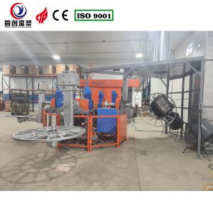 Buy cheap Yingchuang Roto Camouflage Cooler Box with Carousel Rotomolding Machine from wholesalers