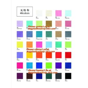 Wholesale recycle hand bag non woven bag, Custom colorful tote shopping non