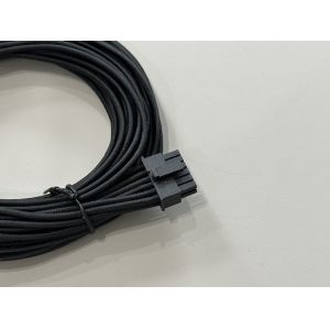 Buy cheap Custom PSU power connector cable, 8 pin male female wire harness, sleeved electrical terminals, server GPU transmission, high current electronic connector for modular power supply from wholesalers