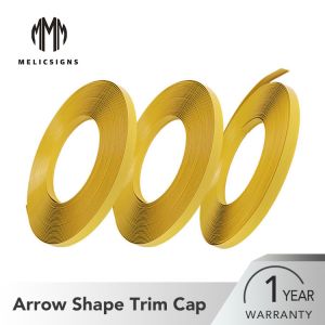 Buy cheap Yellow Colorful 2.6cm Plastic Trim Cap Good Weather Resistance For LED Channel letter from wholesalers