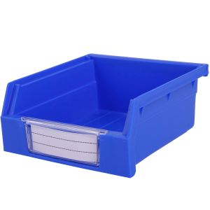Buy cheap Shelf Storage Bin with Dividable Plastic Tool Container and Back Hanging Convenience from wholesalers