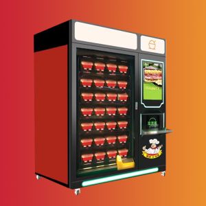Automatic Heating Function Vending Machine Can Sell Hot Food Lunch Box And Bread