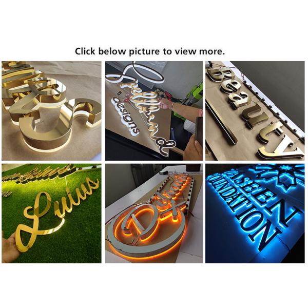 2023 Store Brand Name Cosmetics Shop Decoration Letreros Led Exterior Personalizado Cosmetic Shop Design Sign Board