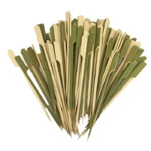 Buy cheap Disposable Flat 100% Natural Bamboo BBQ Skewers from wholesalers