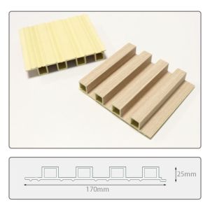 Buy cheap Modern Design Wood PVC Composite Exterior Wall Cladding Panel Decorative UV Resistant Wpc Wall Panel Cladding from wholesalers