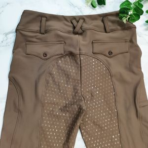 Buy cheap Full Seat Silicone Brown Horse Riding Pants 280gsm Moisture Wicking from wholesalers