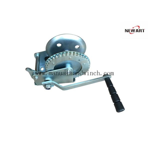 Buy cheap 1200 LB / 1000 LB Boat Hand Winch , White Zinc Plated Boat Trailer Winch For Marine / Construction from wholesalers