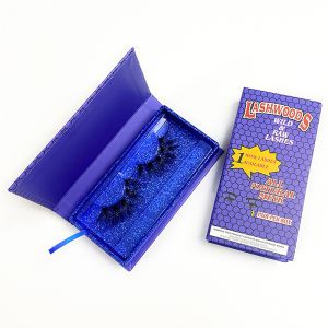 Buy cheap Rectangle Paper Lash Packaging Box With A Transparent Window from wholesalers