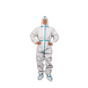 Buy cheap Waterproof Non Woven Pp 165cm Disposable Protective Suit product