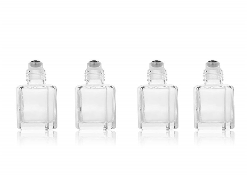 Quality 6ml Refillable Empty Rollerball Containers , Lip Gloss Clear Oil Roller Ball Bottles for sale Buy cheap 6ml Refillable Empty Rollerball Containers , Lip Gloss Clear Oil Roller Ball Bottles product