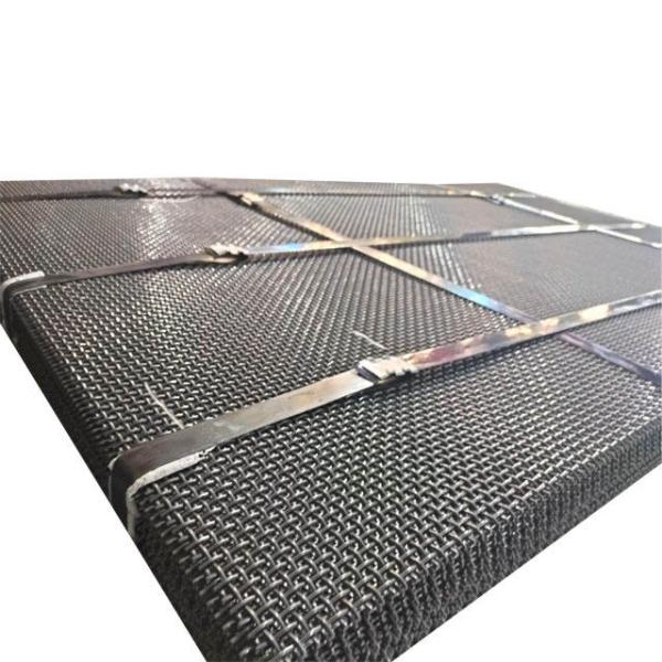 Buy cheap Quarry Rock Square Hole Crimped Wire Mining Screen Mesh from wholesalers
