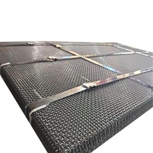 Buy cheap Quarry Rock Square Hole Crimped Wire Mining Screen Mesh from wholesalers