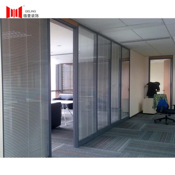 Buy cheap Double Tempered Glass Office Walls 83mm Thick Partition ODM OEM Accepted from wholesalers