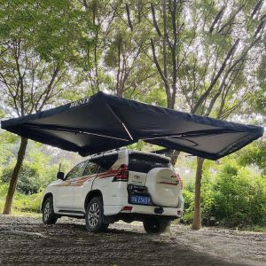 Automatic Opening Free Standing 270 Degree Vehicle Awning Sun Canopy