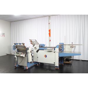 Buy cheap Commercial Leaflet Paper Folding Machine With Touch Screen Control Interface from wholesalers