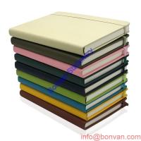 Buy cheap A5 foil stamping Leather cover Notebook, Leather creasing cover note,stamped notebook product