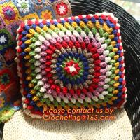Buy cheap Handmade Paisley Crochet pillow cushion cover Decorative Cushion Wedding Gift product